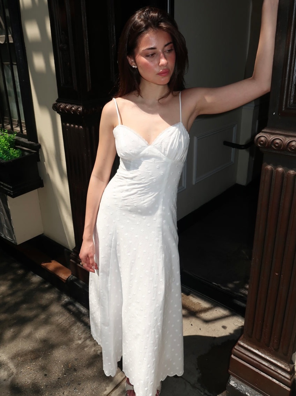 Nia Alejandra Dress Cotton Midi Dress size S NWT - Picture 2 of 8